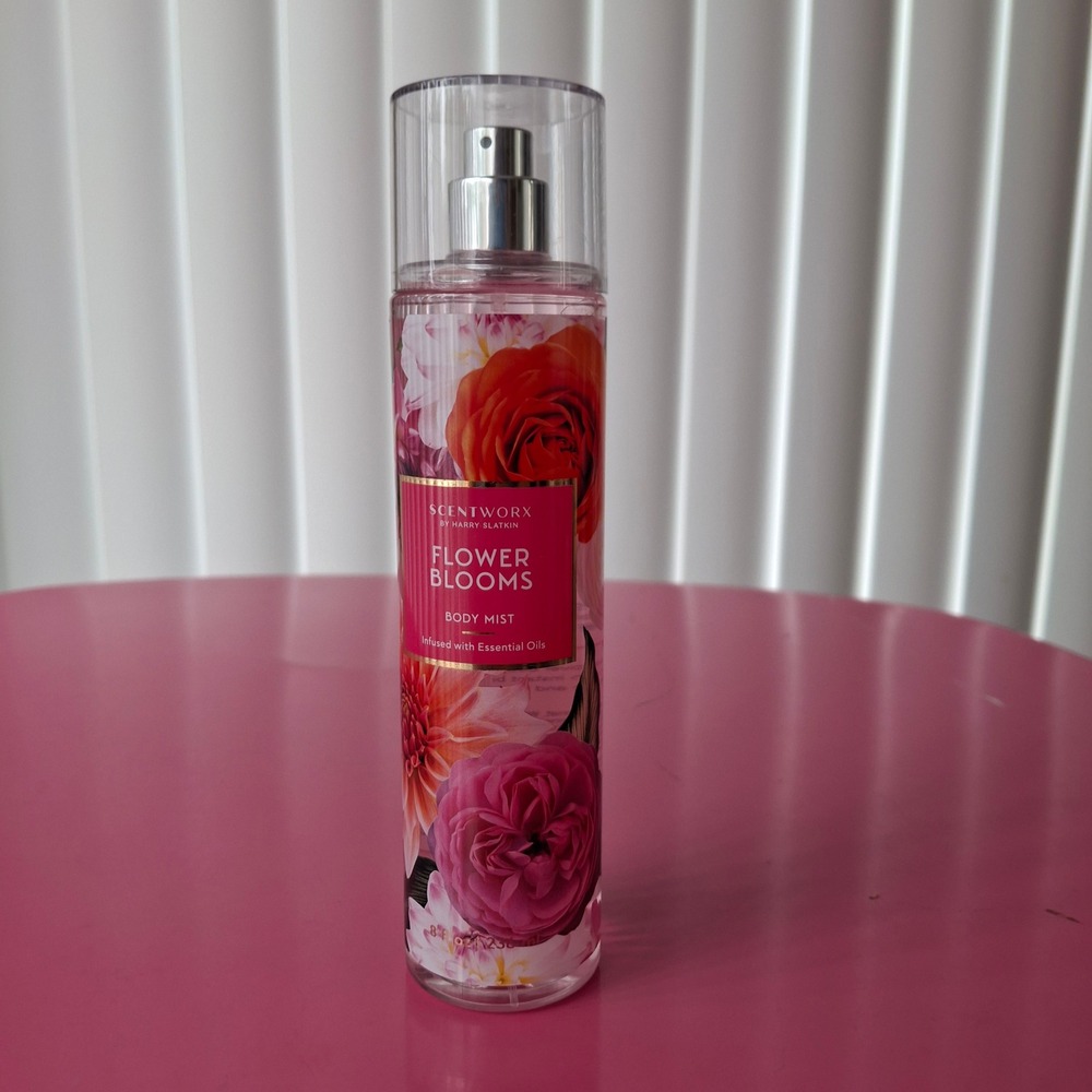 Scentworx FLOWER BLOOMS Body Mist 8 oz Harry Slatkin Floral Essential Oils New